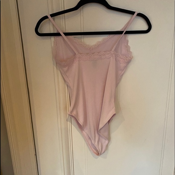 Forever 21 Baby Pink Lacey Bodysuit - Picture 2 of 5